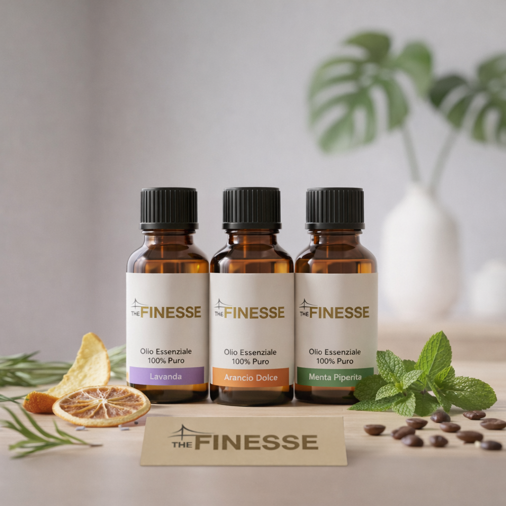 Set oli essenziali relax (lavanda, arancia dolce, menta)