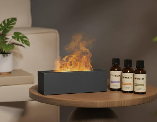 Oli Essenziali 100% Puri e Naturali The Finesse | Lavanda, Arancio Dolce, Menta Piperita