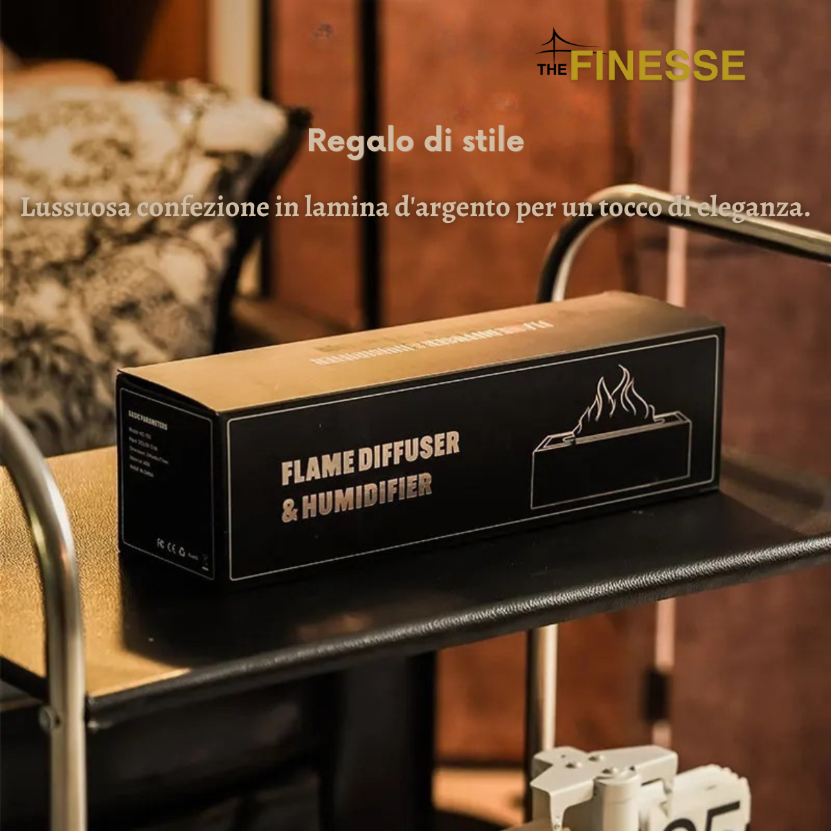 Umidificatore Diffusore di Aromi Effetto Fiamma - The Finesse